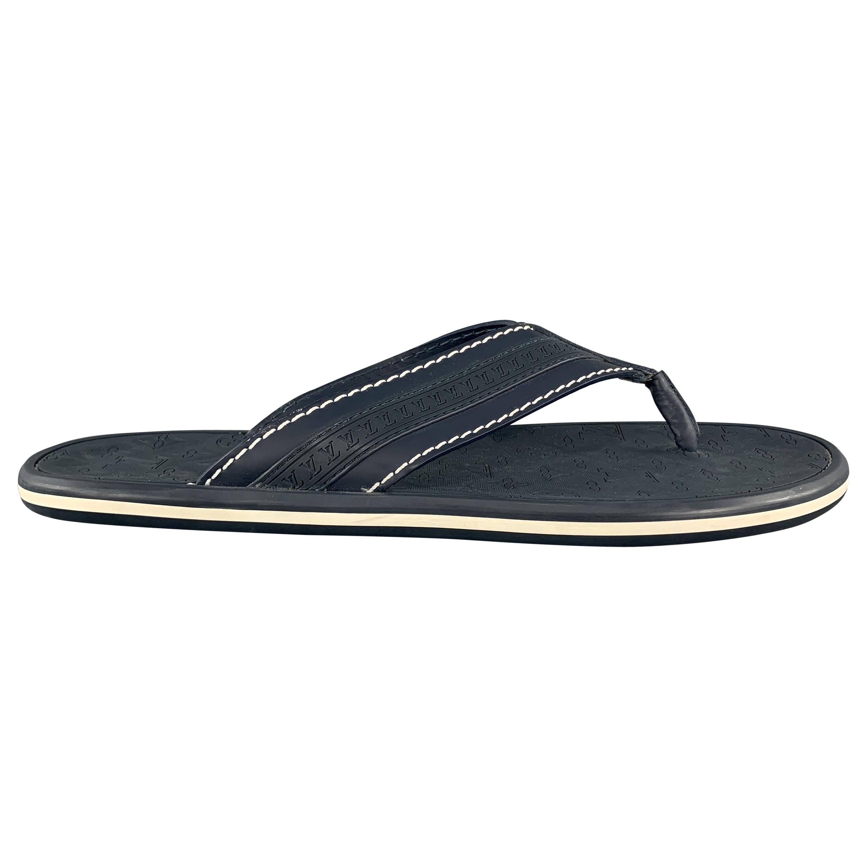Men's LOUIS VUITTON Size 8.5 Brown Damier Leather Sandals at 1stDibs  louis  vitton sandals, havaianas louis vuitton, louis vitton flip flops