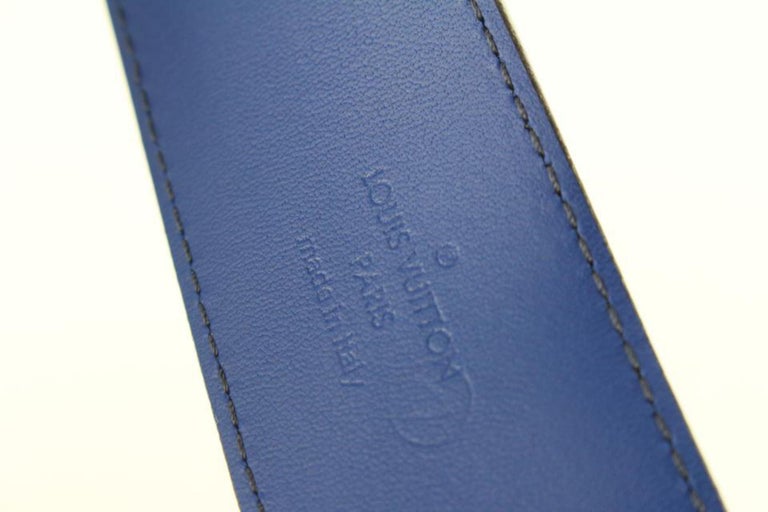 Leather belt Louis Vuitton Blue size 95 cm in Leather - 26070767