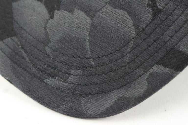 Louis Vuitton MNG Flowers Cap Black in Cotton - US