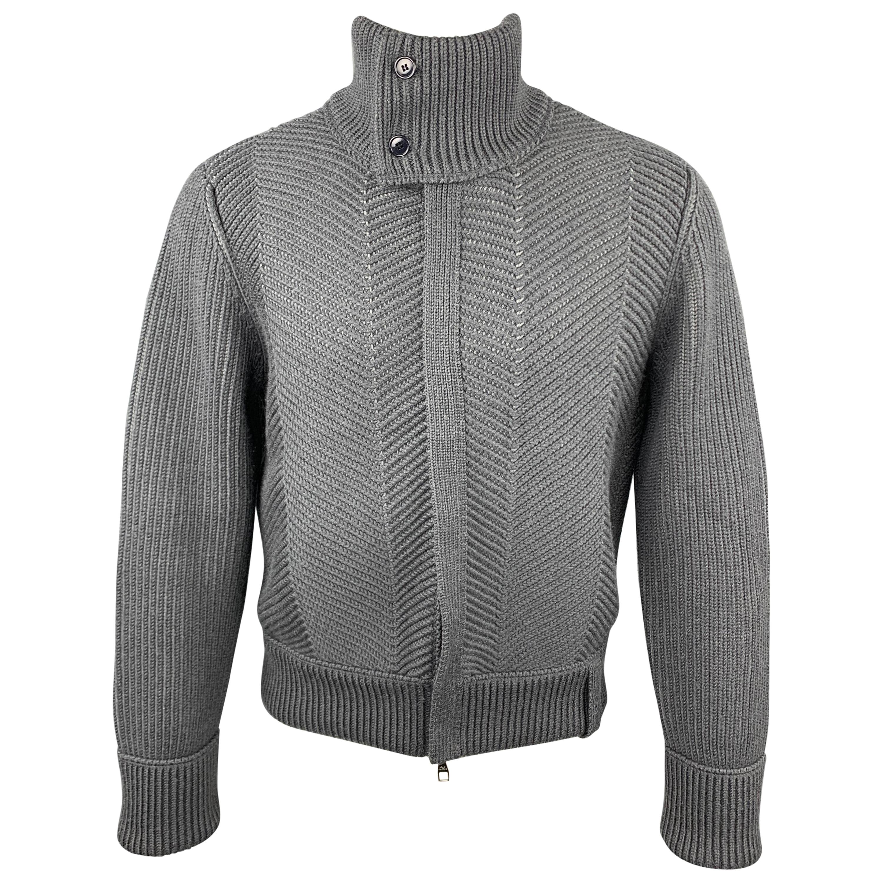 LOUIS VUITTON SWEATER Grey Wool ref.693967 - Joli Closet