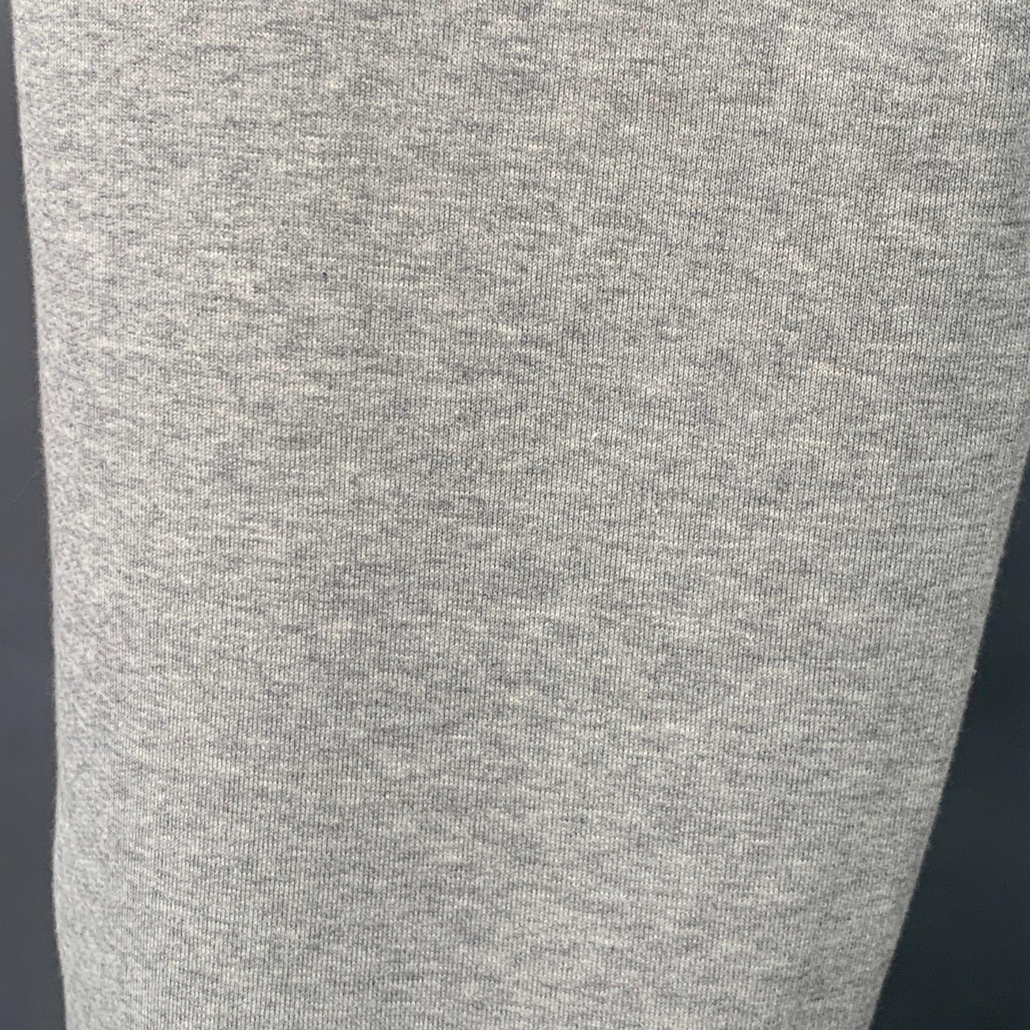 De los hombres LOUIS VUITTON Talla M Gris jaspeado Negro Logotipo Graffiti Pantalones de chándal de algodón Pantalones casuales en venta