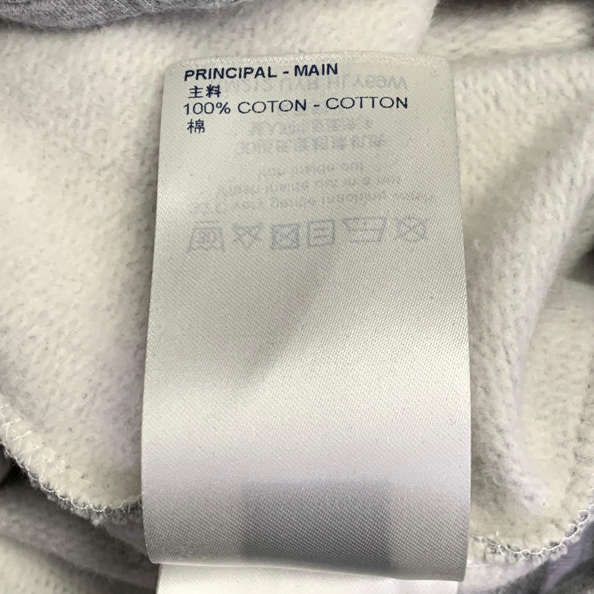 LOUIS VUITTON Talla M Gris jaspeado Negro Logotipo Graffiti Pantalones de chándal de algodón Pantalones casuales en venta 3