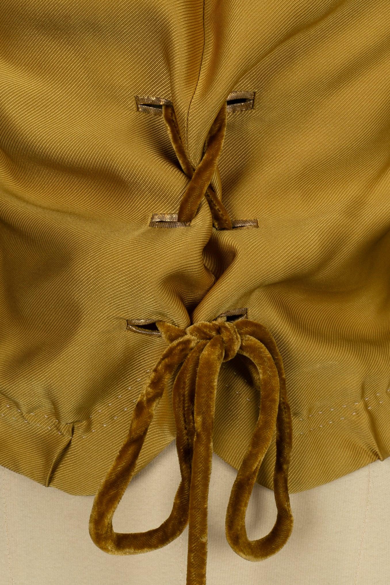 Louis Vuitton Skirt Set Composed of Top and Pleated Skirt For Sale 5