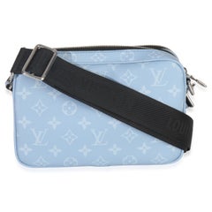Louis Vuitton Sky Blue Monogram Taigarama Alpha Messenger