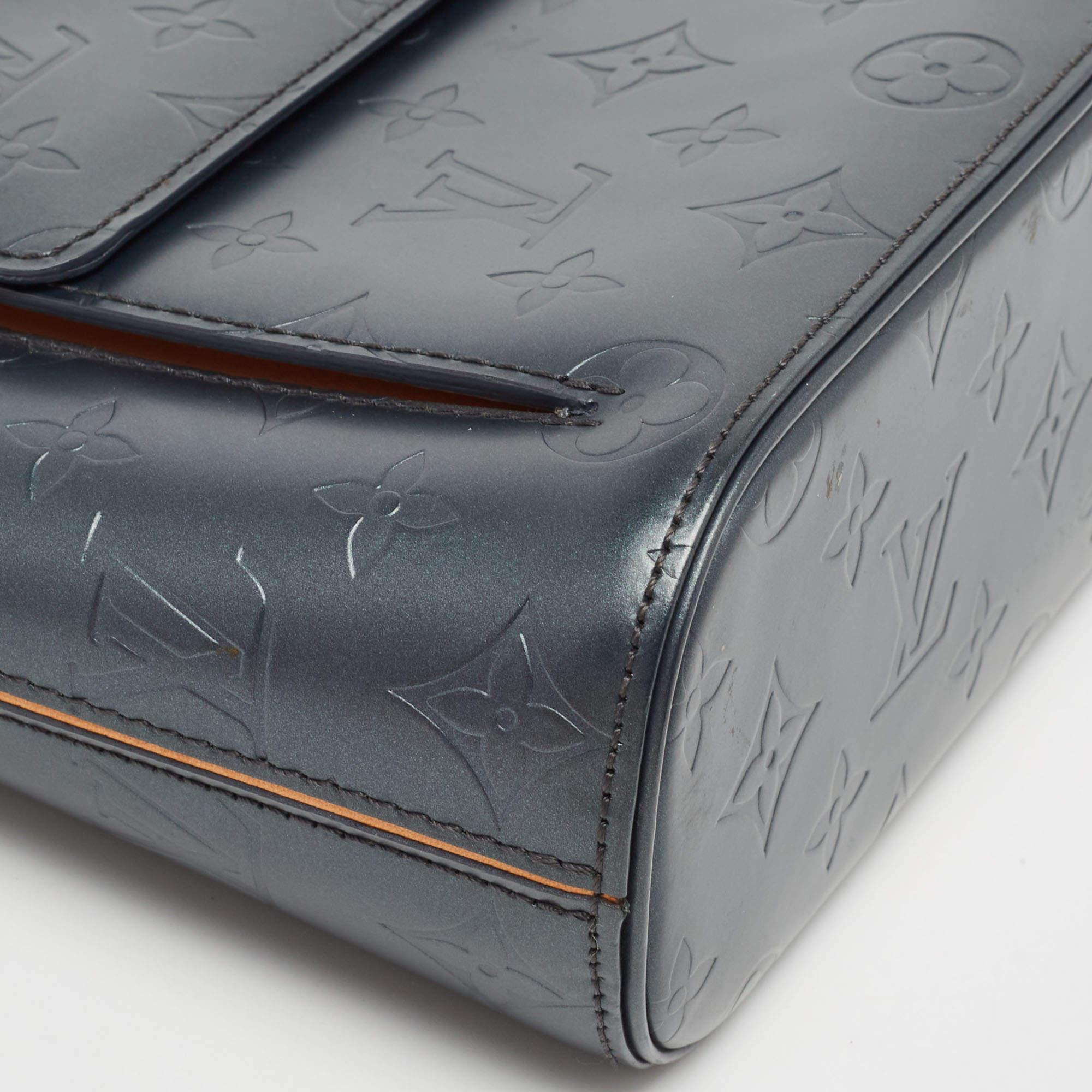 Women's Louis Vuitton Slate Monogram Matt Leather Allston Bag For Sale