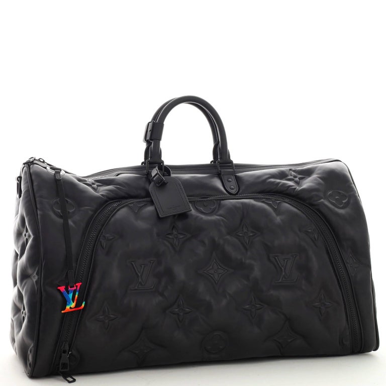 Louis Vuitton Sleepall Bandouliere Bag Limited Edition 2054 Monogram Lambskin 60 For Sale at 1stDibs