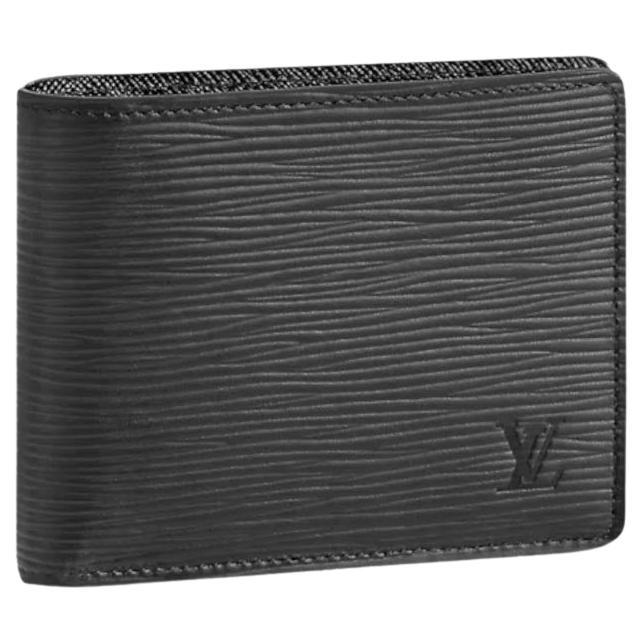 Louis Vuitton Slender Wallet Black Epi Leather For Sale at 1stDibs
