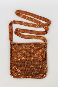 Louis Vuitton Small Bag in Copper and Gold Monogram Ribbed Knit, 2002