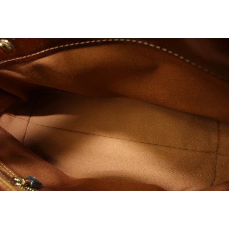 Louis Vuitton Monogram Vernis Copper Reade PM Handle Bag – Chic