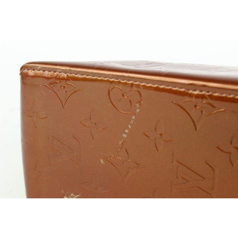 Louis Vuitton Small Bronze Monogram Vernis Copper Reade PM Tote Bag 914lv33 1