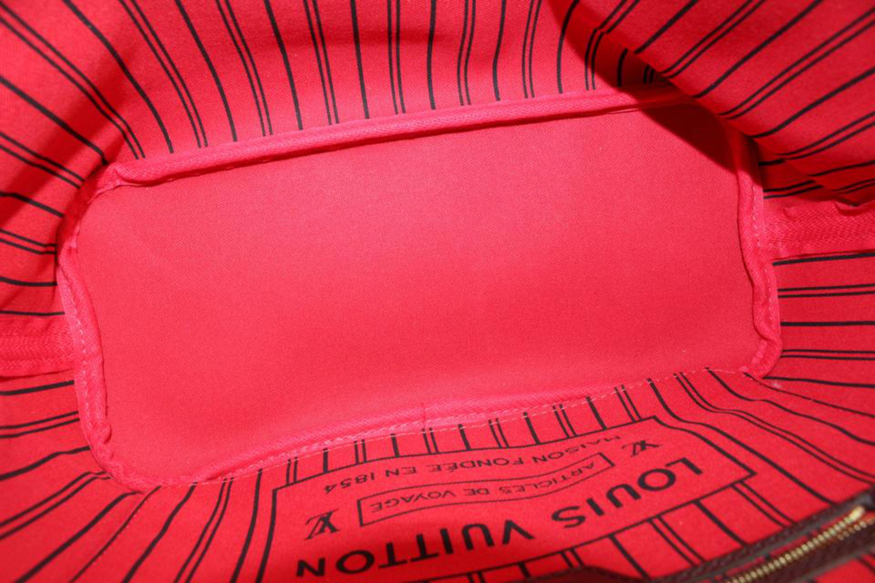 Louis Vuitton - Petit sac cabas Nevefull PM en damier ébène avec pochette 80lv39s Neuf - En vente à Dix hills, NY