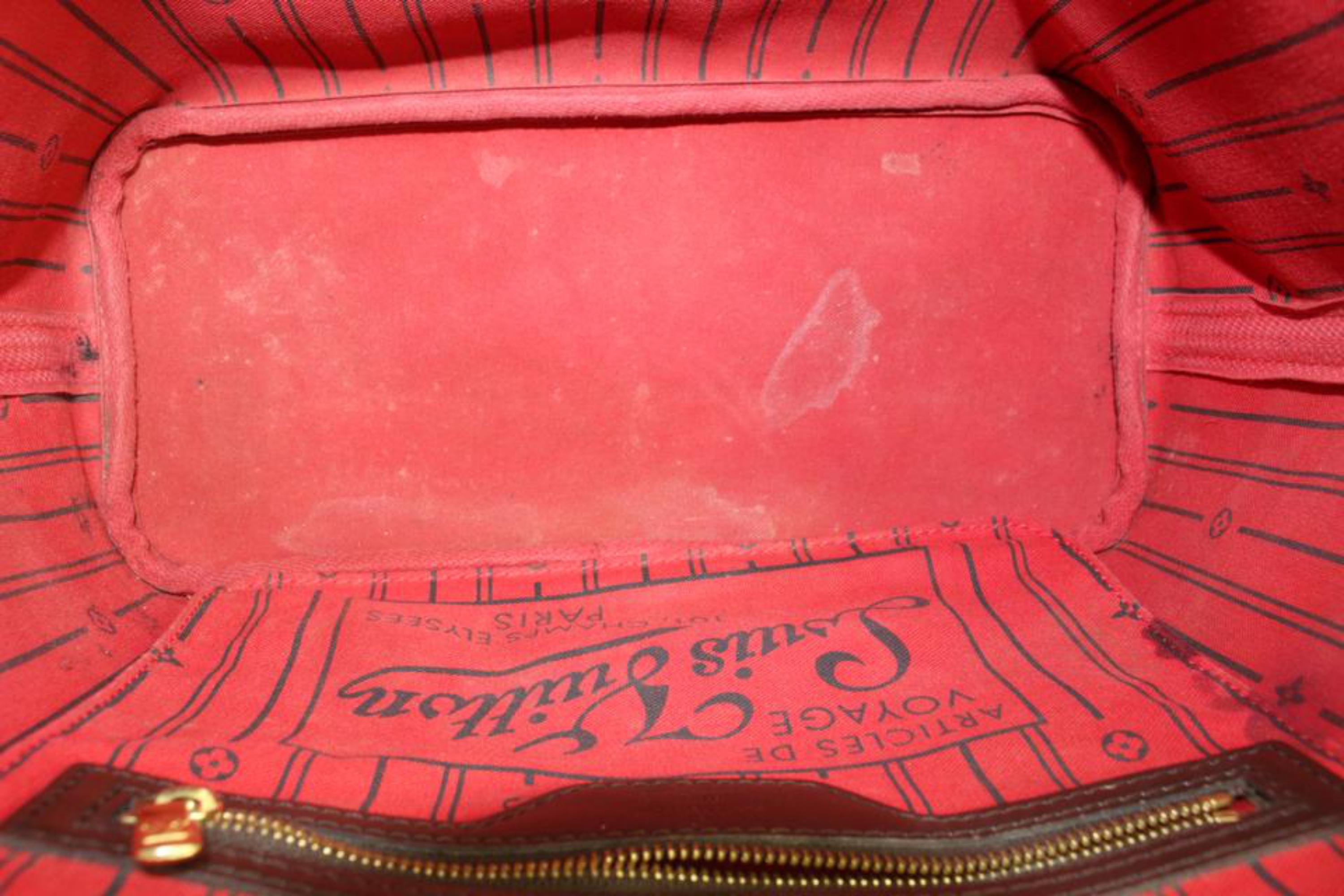 Petit sac fourre-tout Louis Vuitton Neverfull PM en damier ébène 123lv23 en vente 3