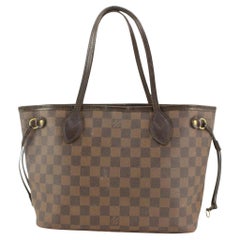 Louis Vuitton Bolso Tote Pequeño Damier Ebene Neverfull PM 123lv23