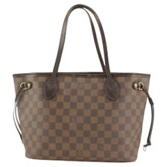 Petit sac fourre-tout Louis Vuitton Neverfull PM en damier ébène 123lv23