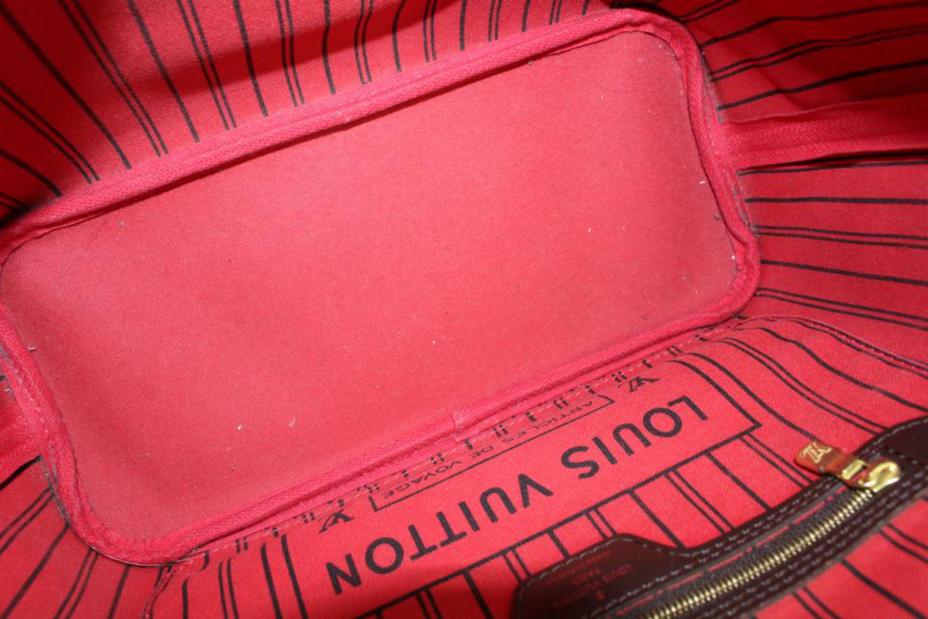 Louis Vuitton - Petit sac fourre-tout Neverfull PM en damier ébène, 41lk68 Bon état - En vente à Dix hills, NY
