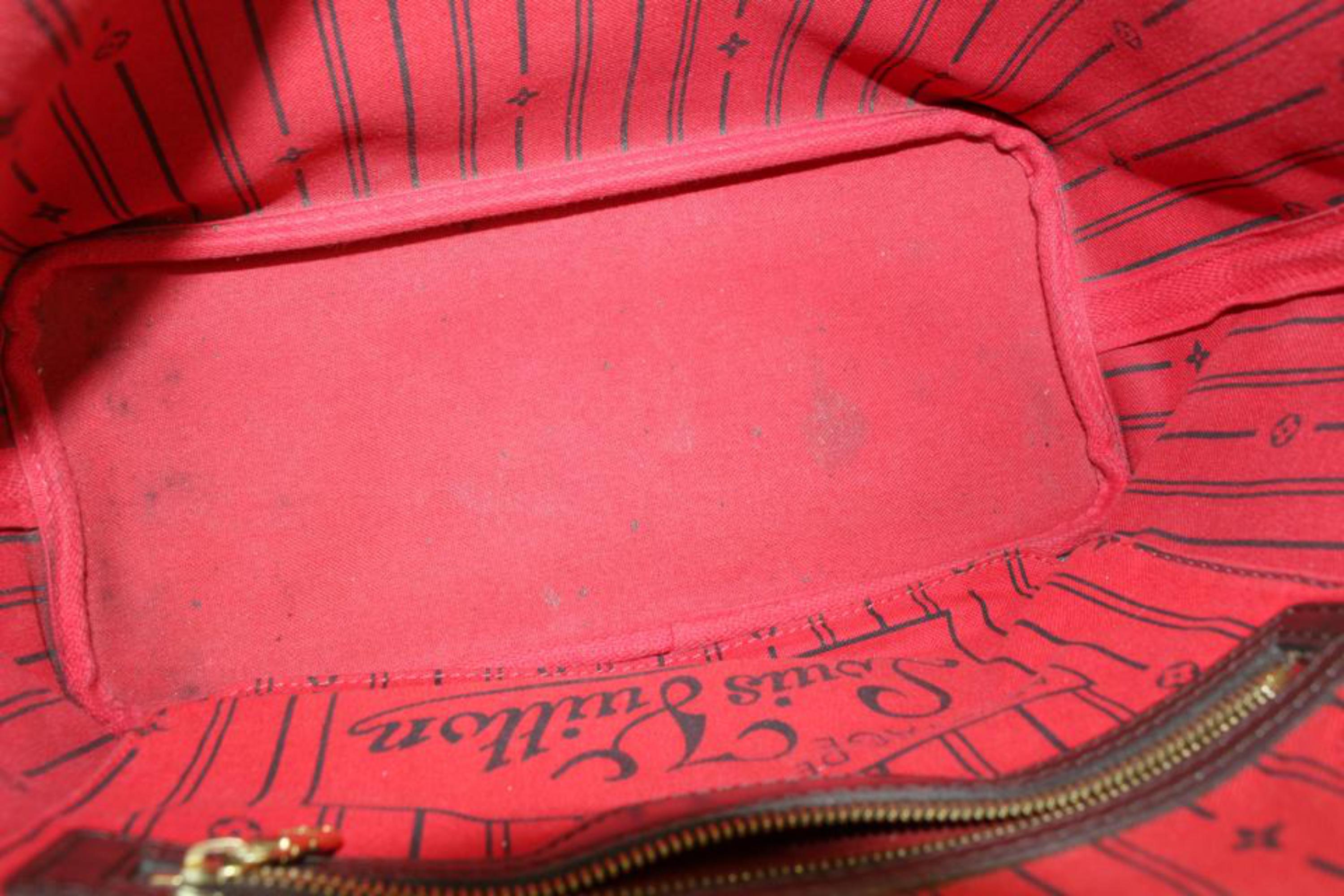 Kleine Damier Ebene Neverfull PM Tote Bag von Louis Vuitton 4lv34s im Zustand „Gut“ im Angebot in Dix hills, NY
