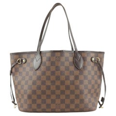 Used Louis Vuitton Small Damier Ebene Neverfull PM Tote Bag 646lvs617 