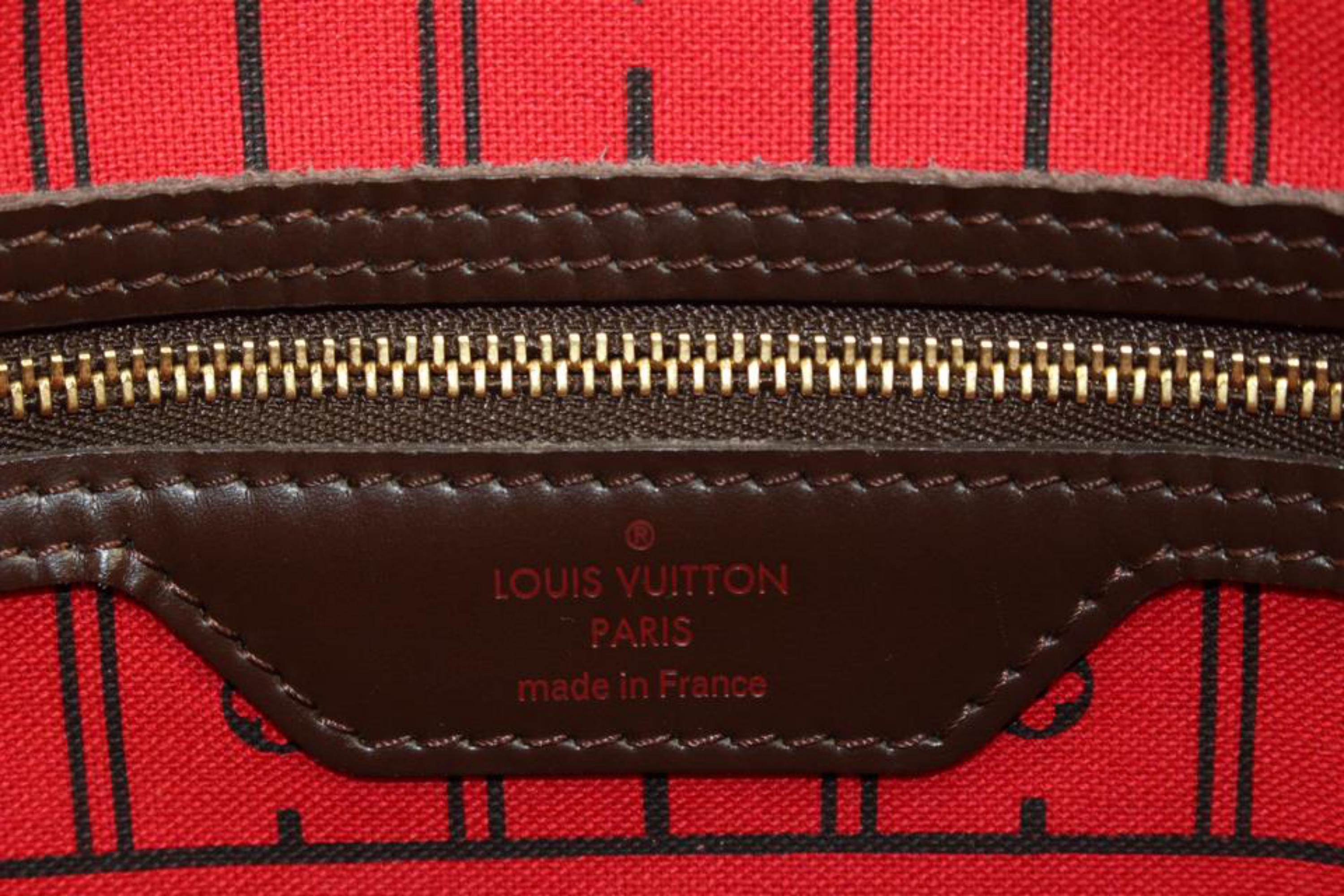 Louis Vuitton Small Damier Ebene Neverfull PM Tote Bag 94lz425s Pour femmes en vente