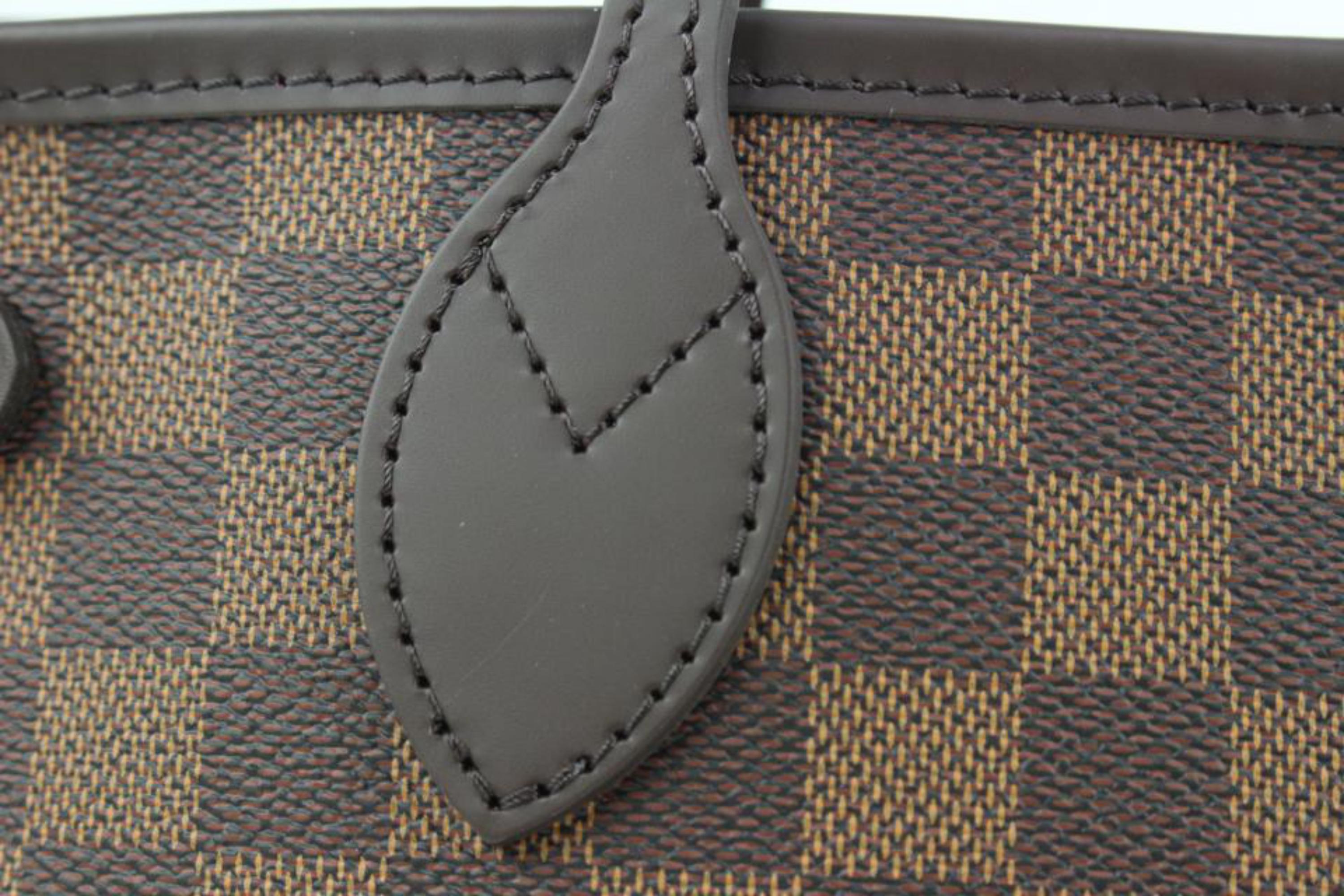 Louis Vuitton Small Damier Ebene Neverfull PM with Pochette 89lv221s 4