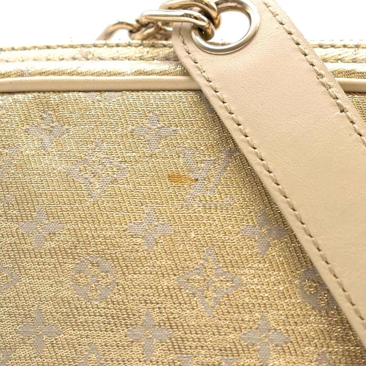 Women's Louis Vuitton Small Gold Limited Edition Monogram Bag