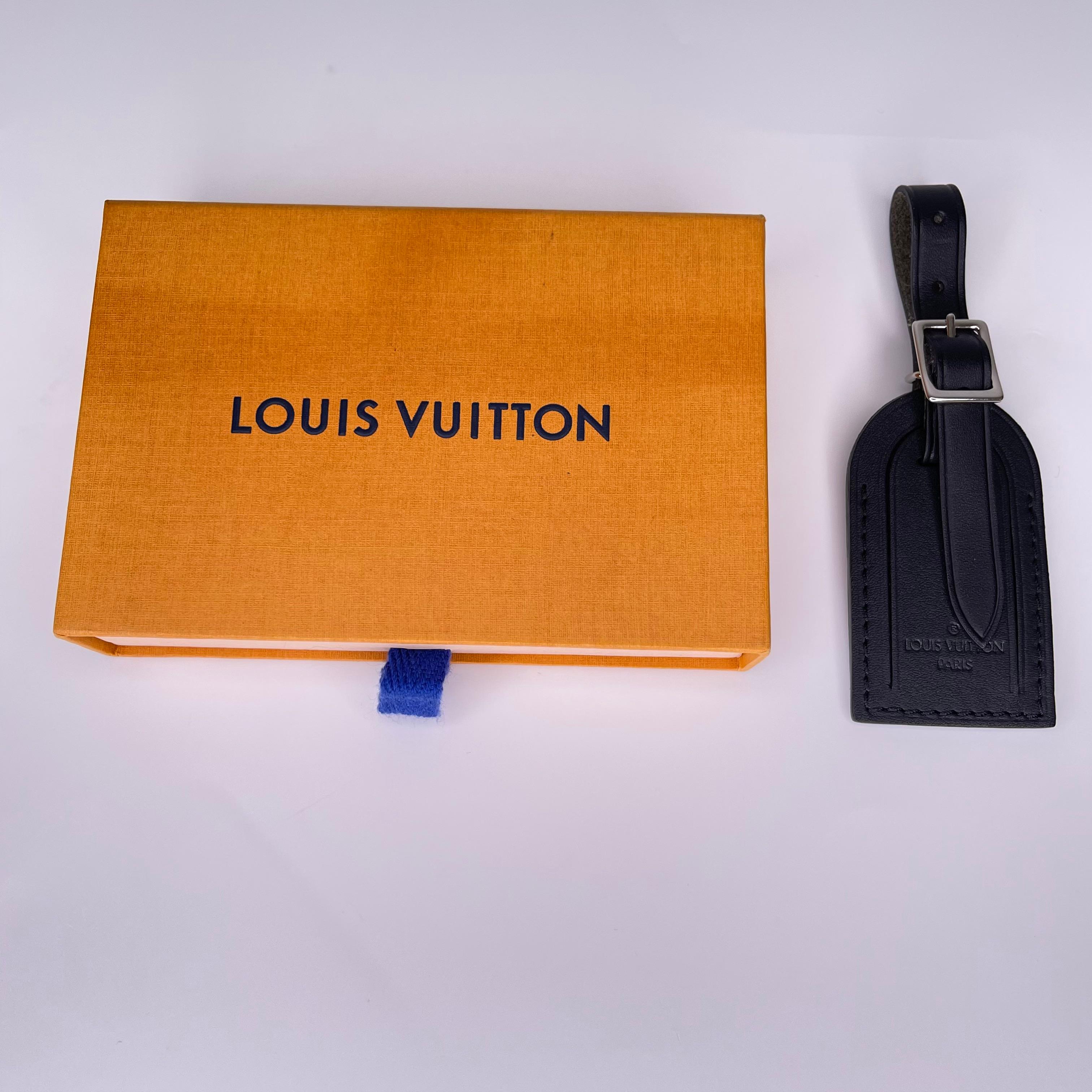 Louis Vuitton Kleine Gepäcktasche aus schwarzem Kalbsleder für Damen oder Herren im Angebot