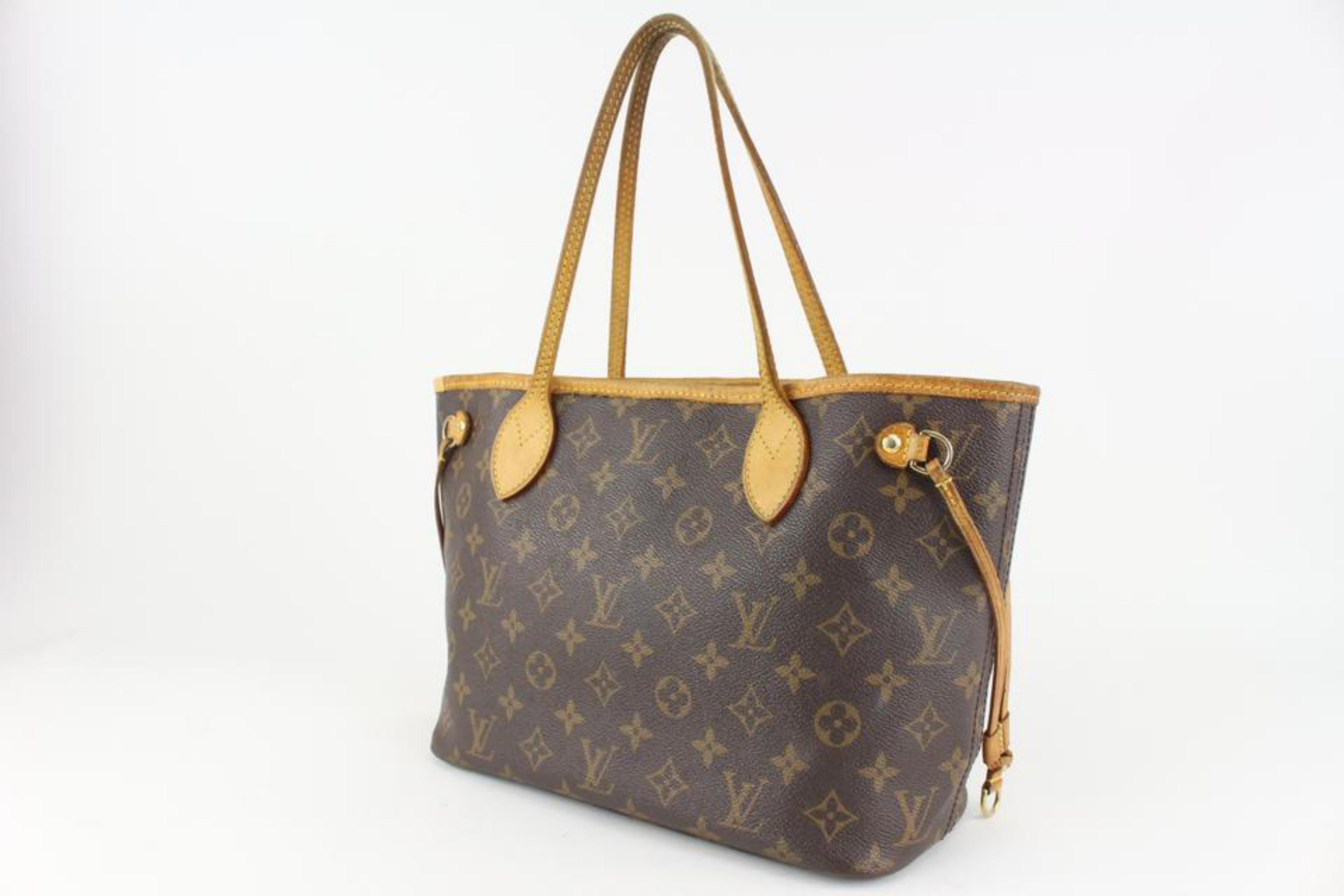 Louis Vuitton Small Monogram Neverfull PM Tote Bag 1215lv6 For Sale 5