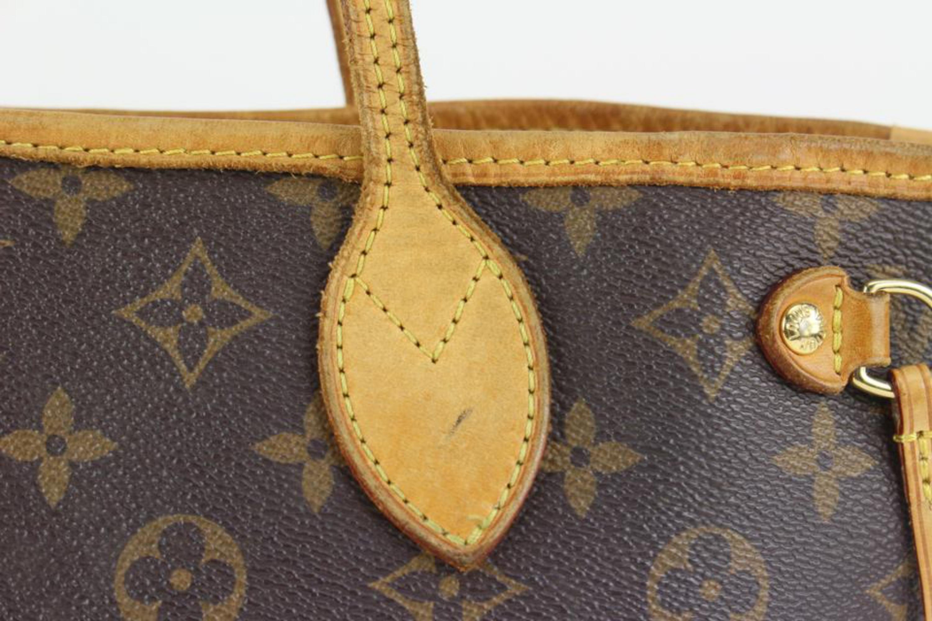 Louis Vuitton Petit sac fourre-tout Neverfull PM 1215lv6 État moyen - En vente à Dix hills, NY