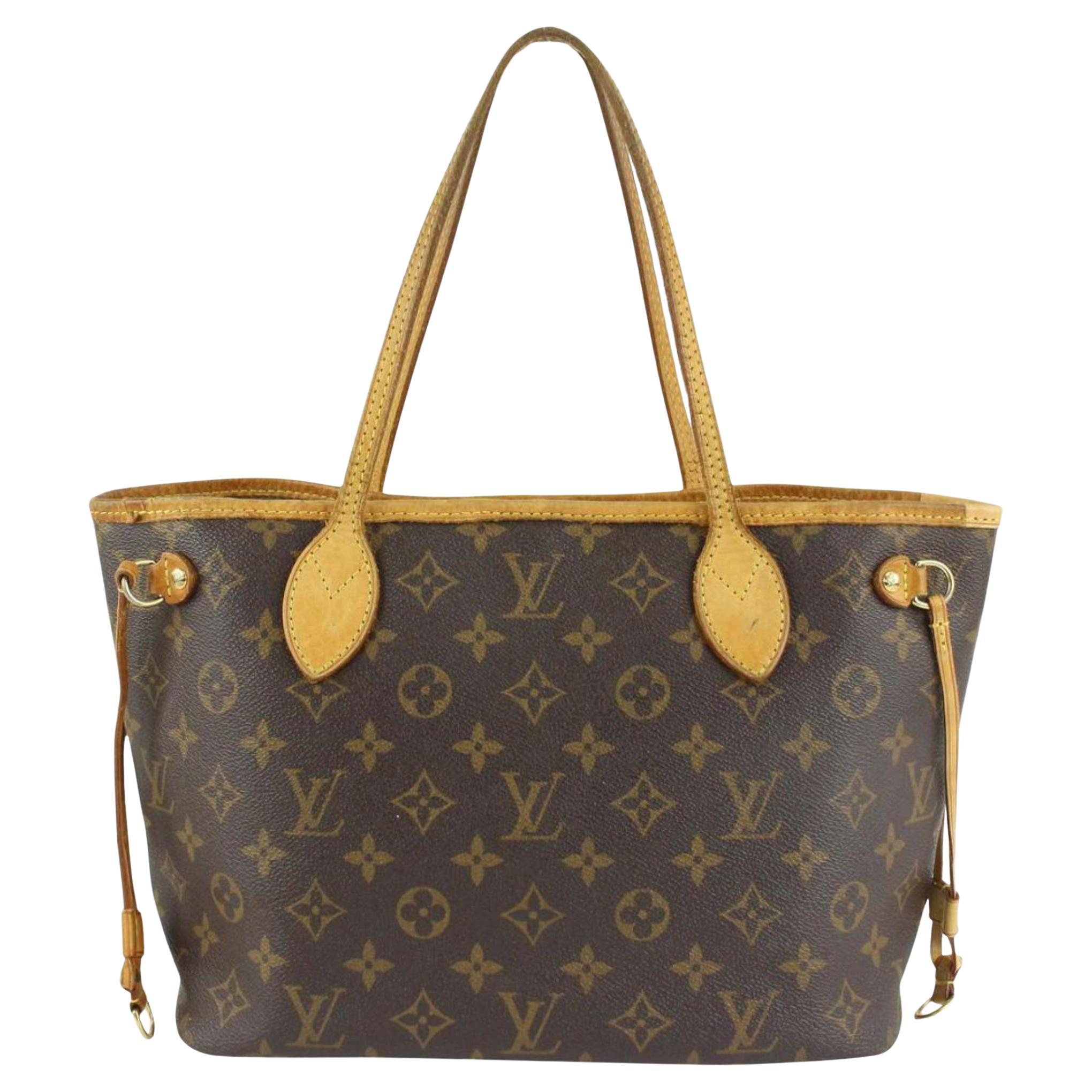 Louis Vuitton Small Monogram Neverfull PM Tote Bag 1215lv6 For Sale