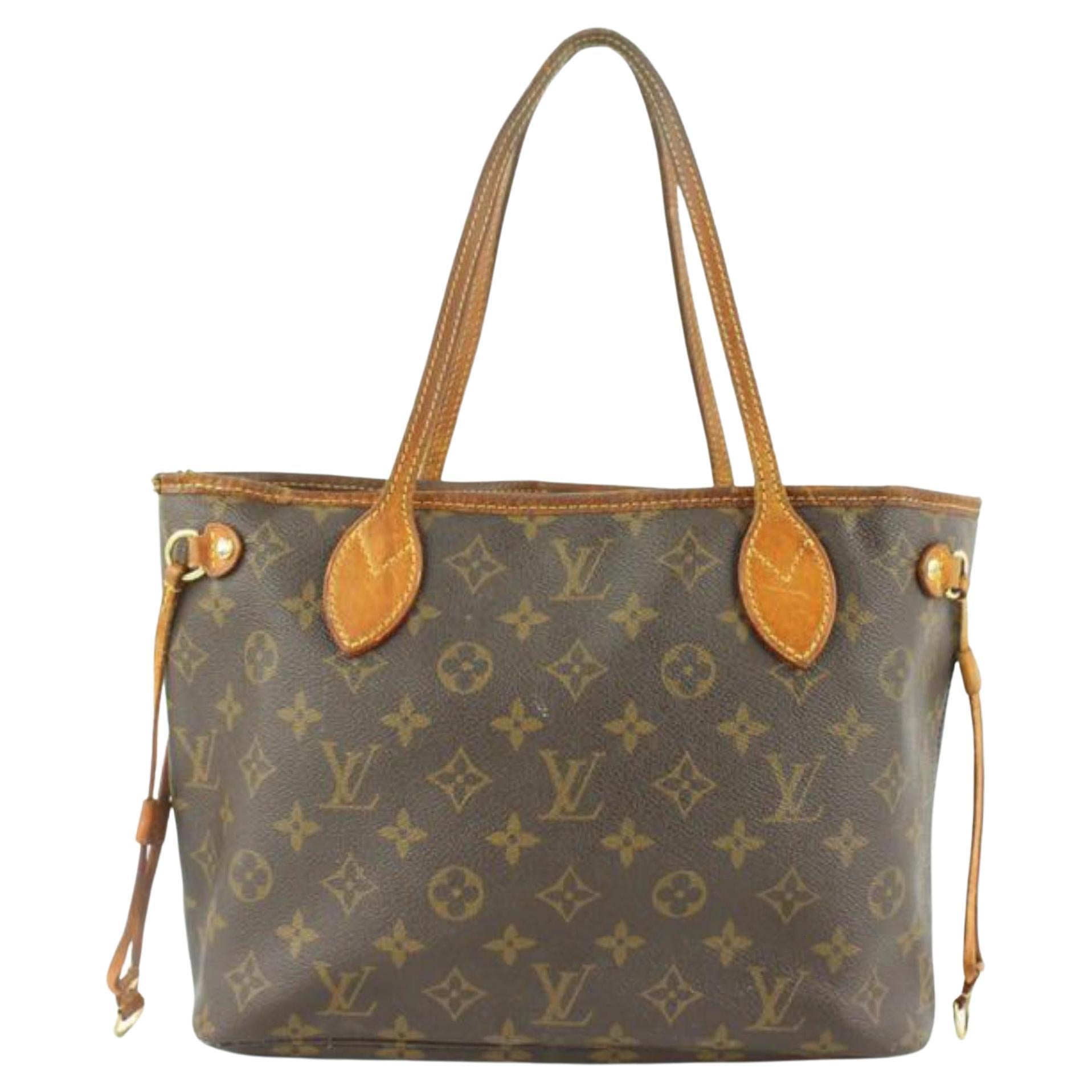 Louis Vuitton Small Monogram Neverfull PM Tote bag 1LV921a For Sale