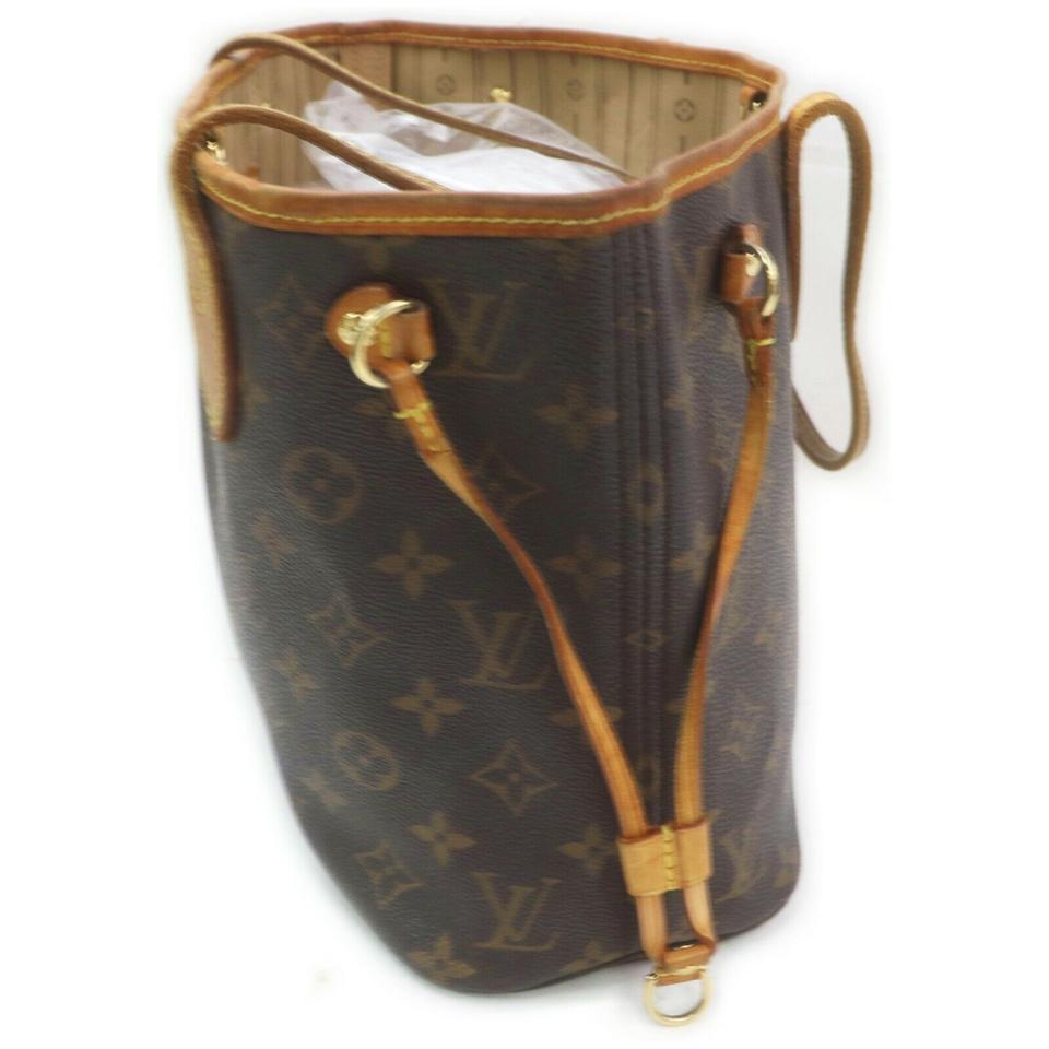Black Louis Vuitton Small Monogram Neverfull PM Tote Bag 862300 For Sale