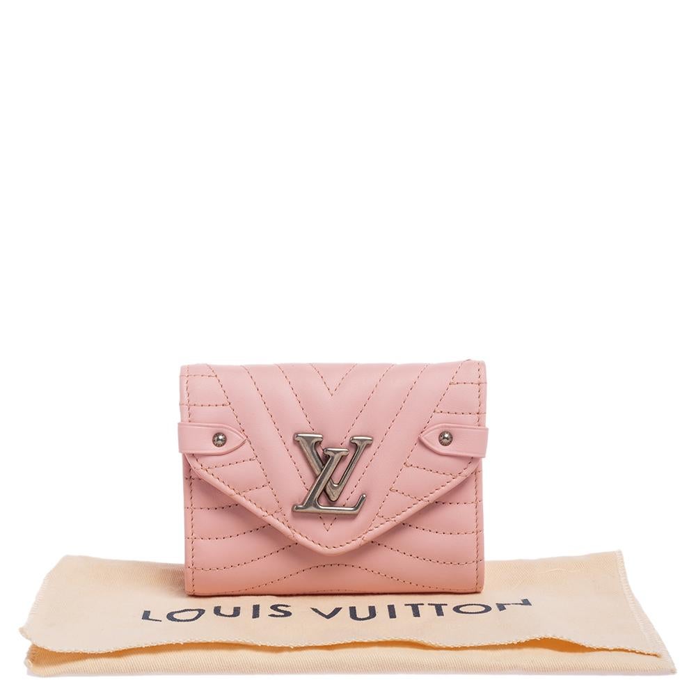 Louis Vuitton Smoothie Pink Leather New Wave Compact Wallet 7