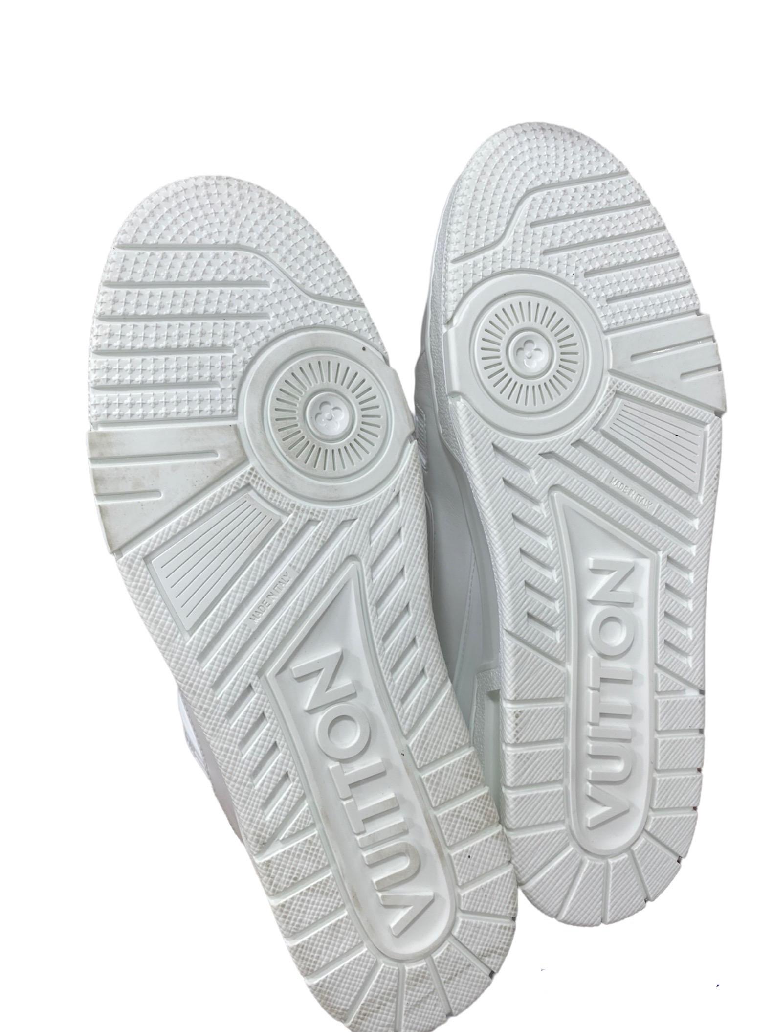 lv trainers triple white