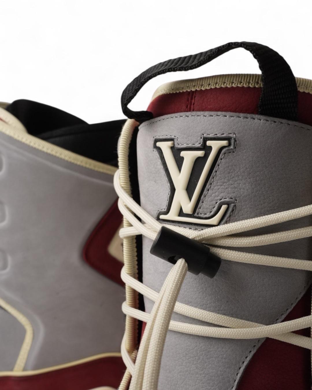 Louis Vuitton Sneakers Trainers Neve Tricolore Azzurro in vendita 5