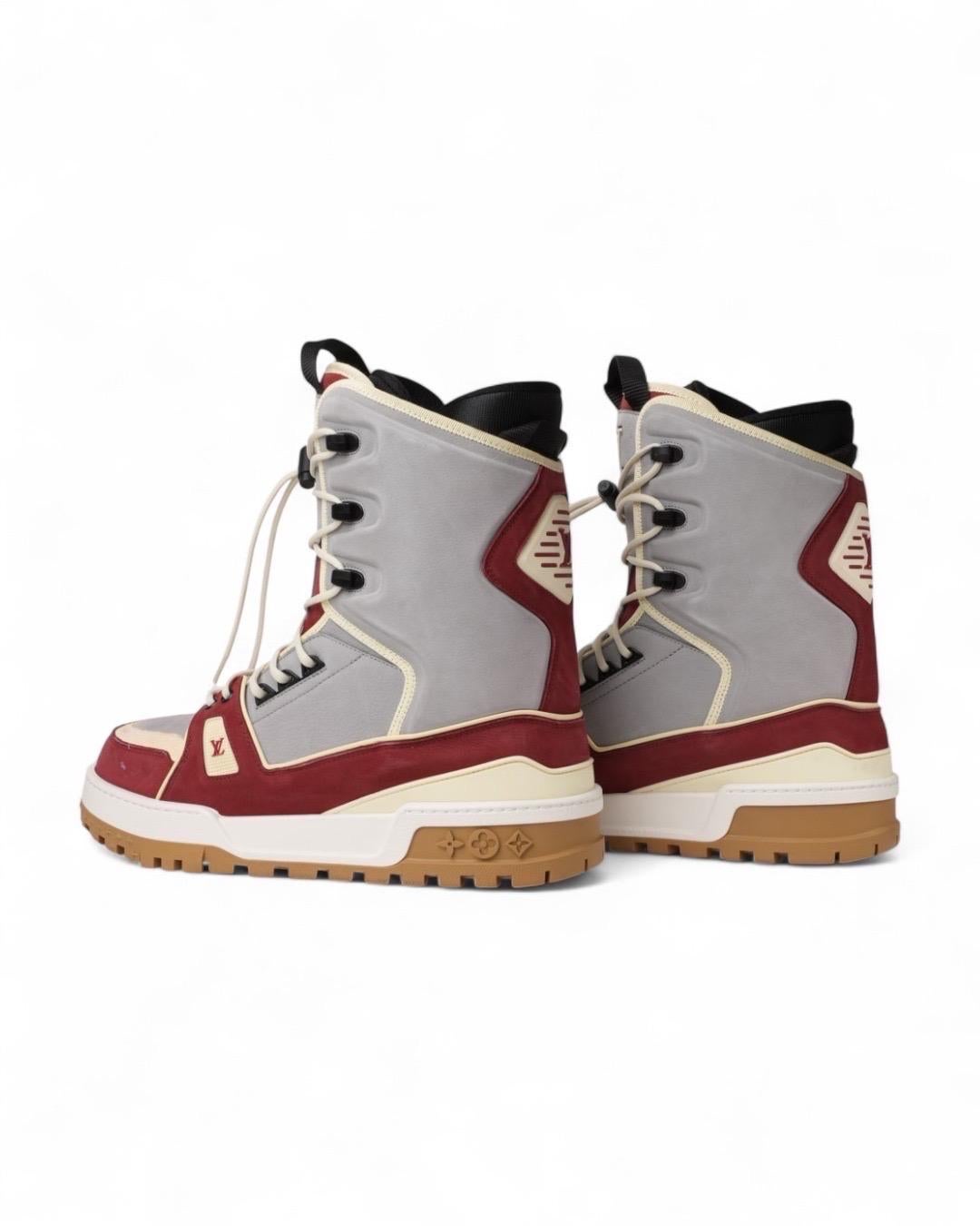 Louis Vuitton Sneakers Trainers Neve Tricolore Azzurro in vendita 3