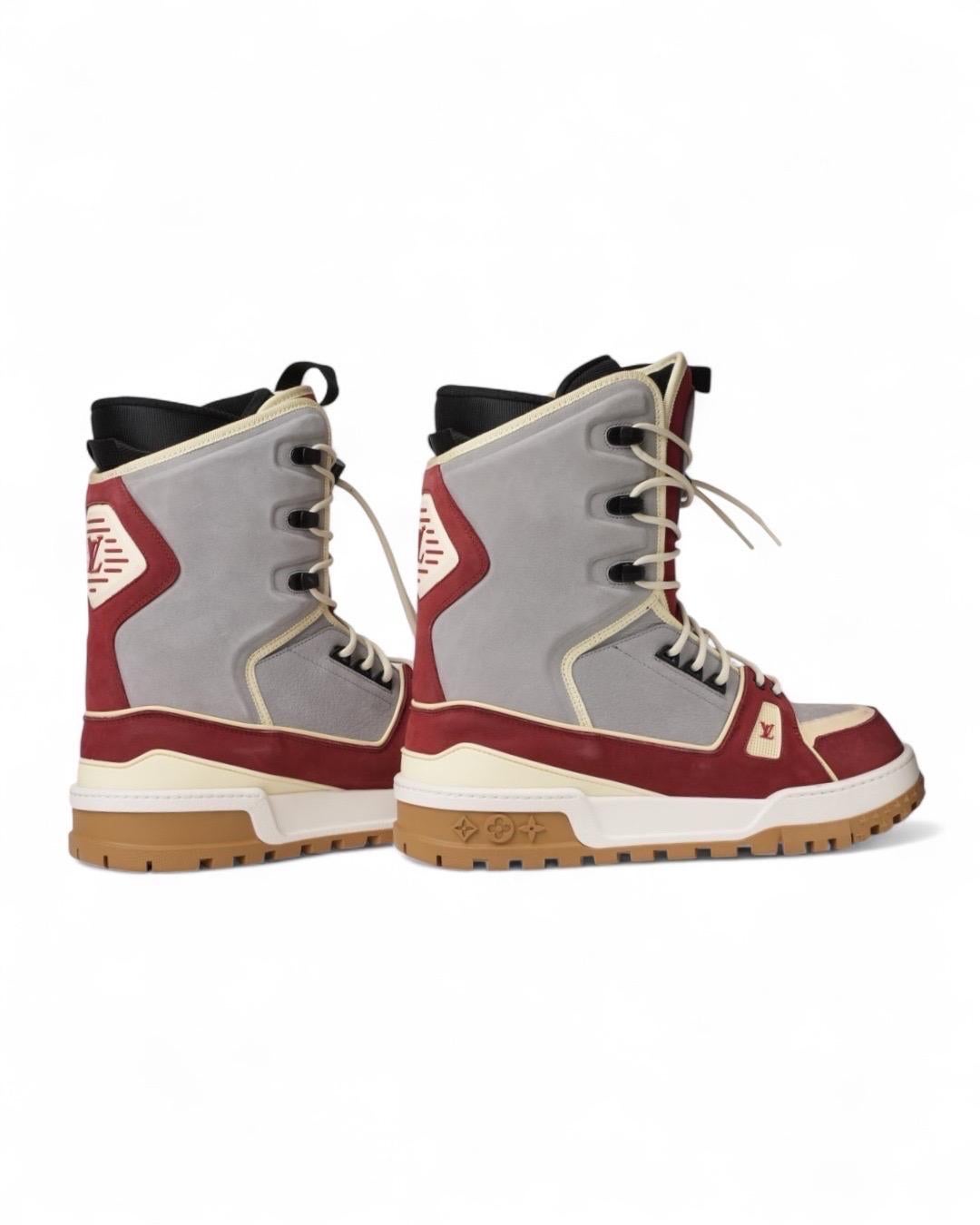 Louis Vuitton Sneakers Trainers Neve Tricolore Azzurro in vendita 4