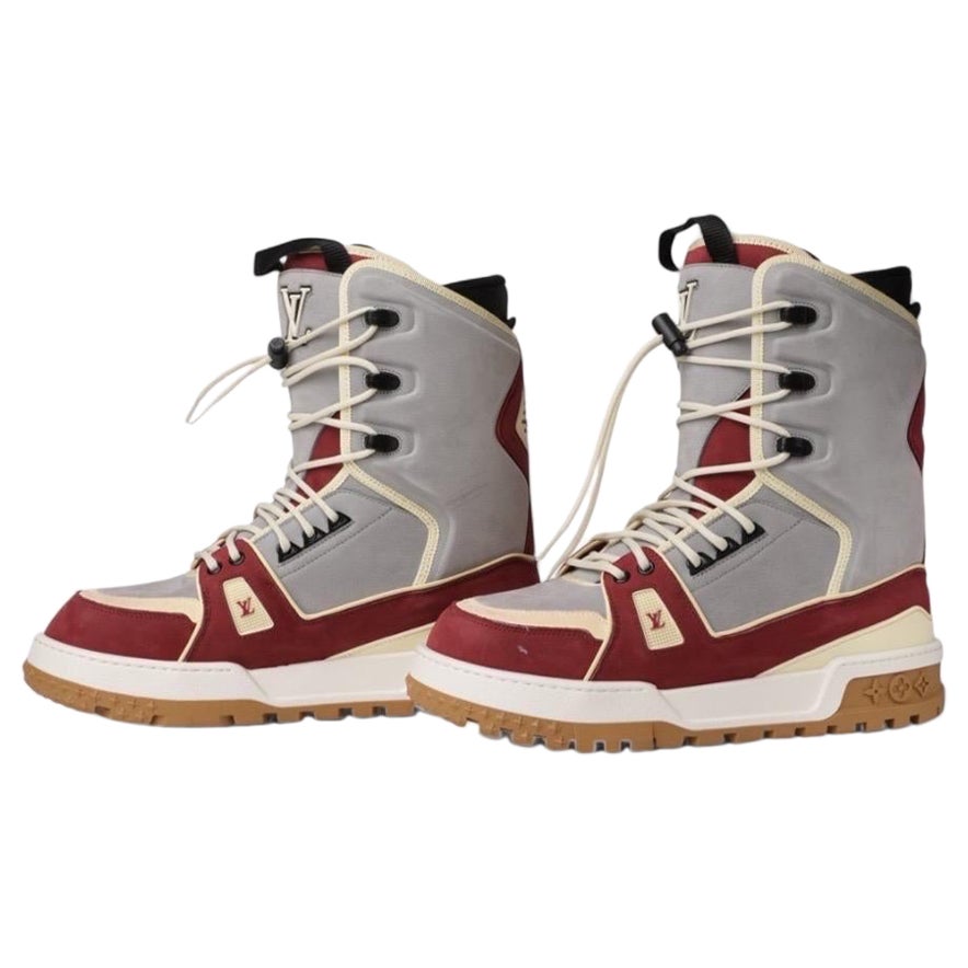 Louis Vuitton Sneakers Trainers Neve Tricolore Azzurro in vendita