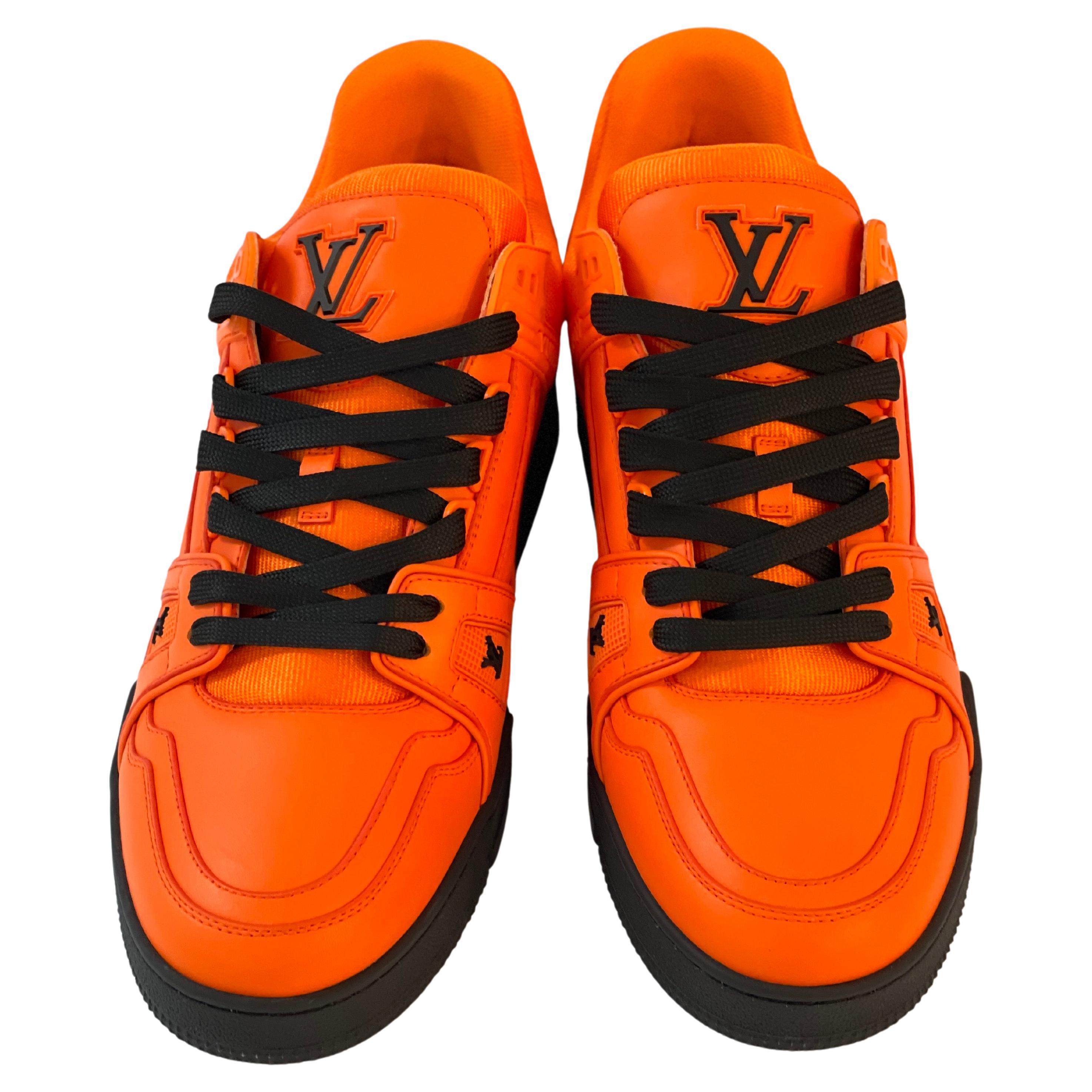 orange louis vuitton shoes