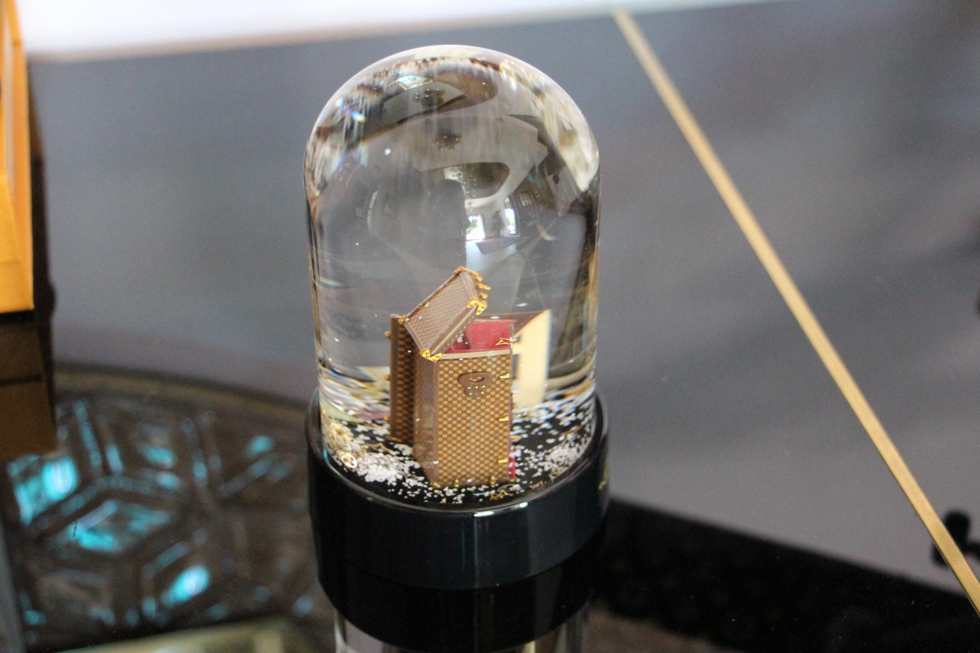 Acrylic Louis Vuitton Snow Globe, Louis Vuitton Snow Dome, Louis Vuitton Globe