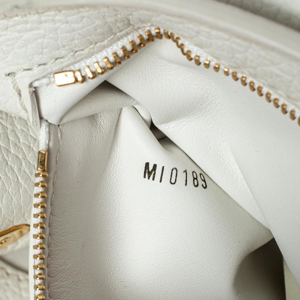 Louis Vuitton Snow White Taurillon Leather Capucines BB Bag 2