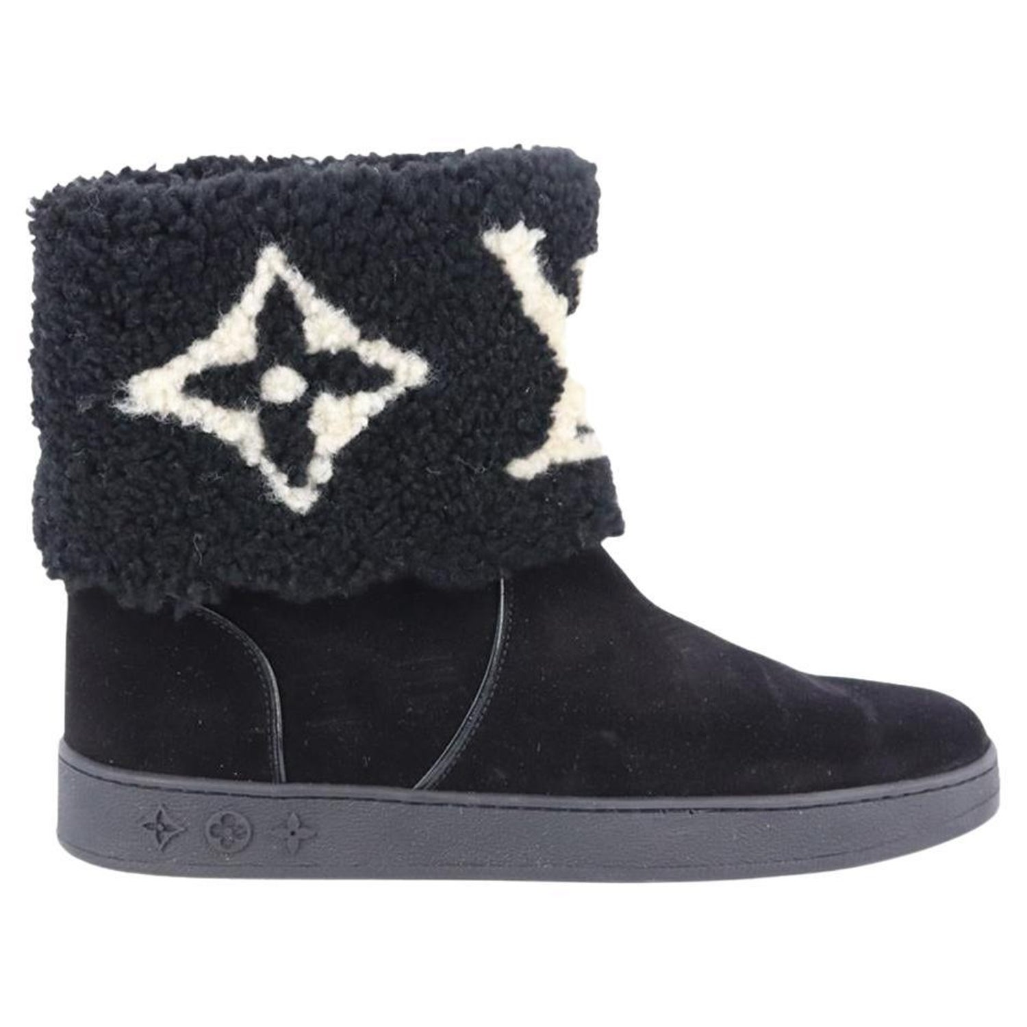 Louis Vuitton Shearling Boots - For Sale on 1stDibs