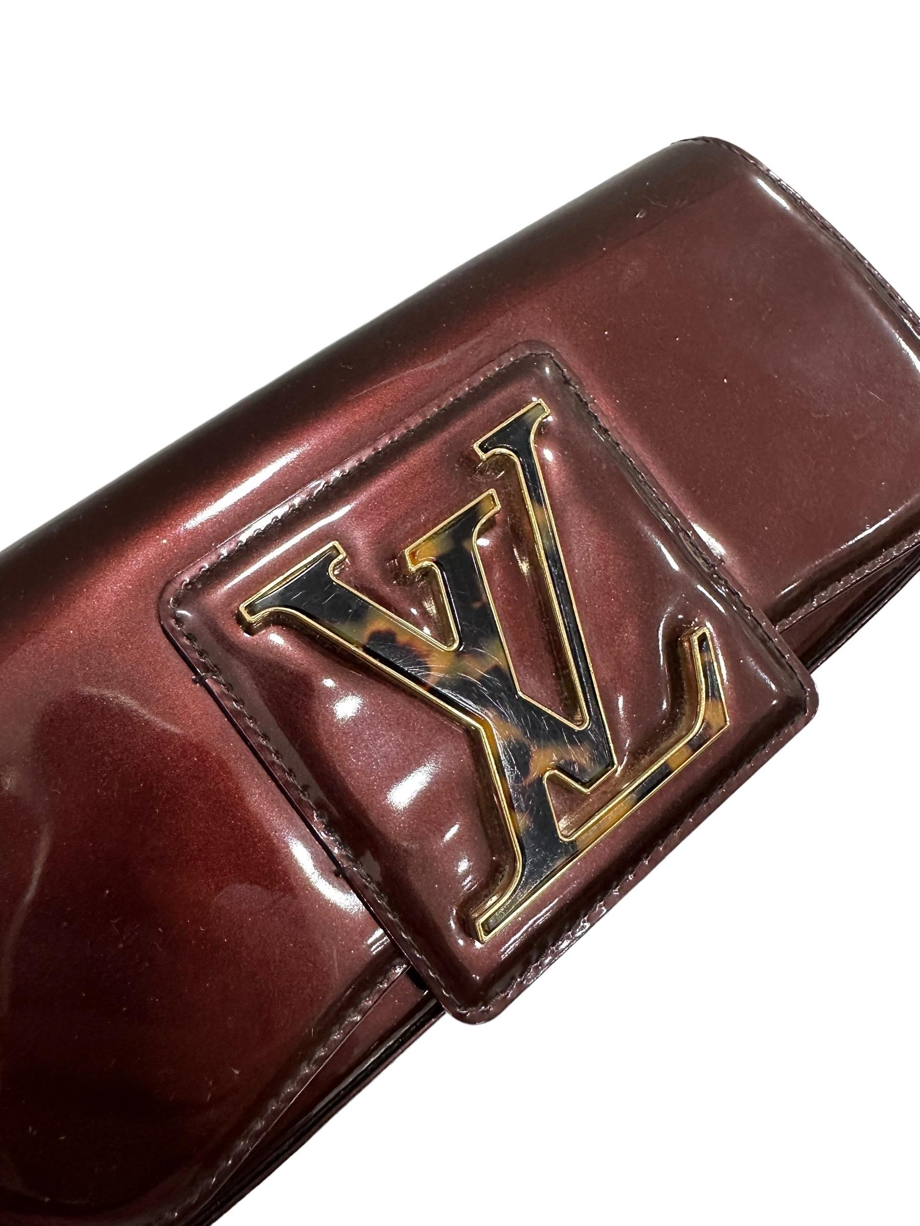 LOUIS VUITTON Amarante Vernis Glossy Patent Calf Leather SoBe