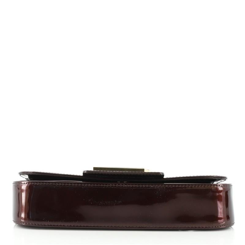 Louis Vuitton Sobe Clutch Patent In Good Condition In NY, NY