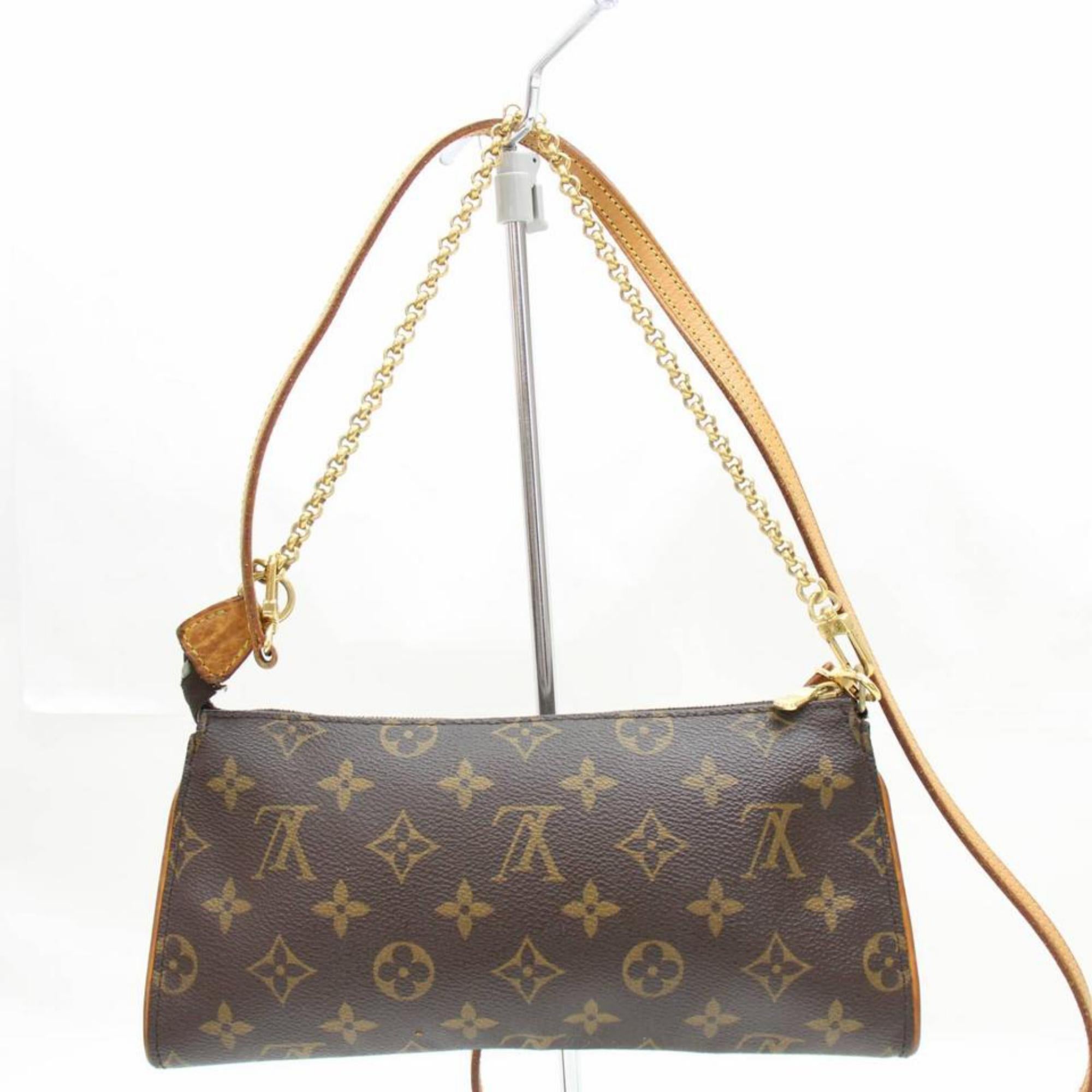 Louis Vuitton Soffi Eva Monogram 2way 867396 Brown Coated Canvas Shoulder Bag 1