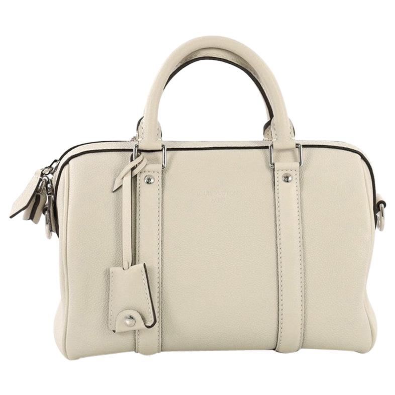 Sofia coppola leather travel bag Louis Vuitton White in Leather
