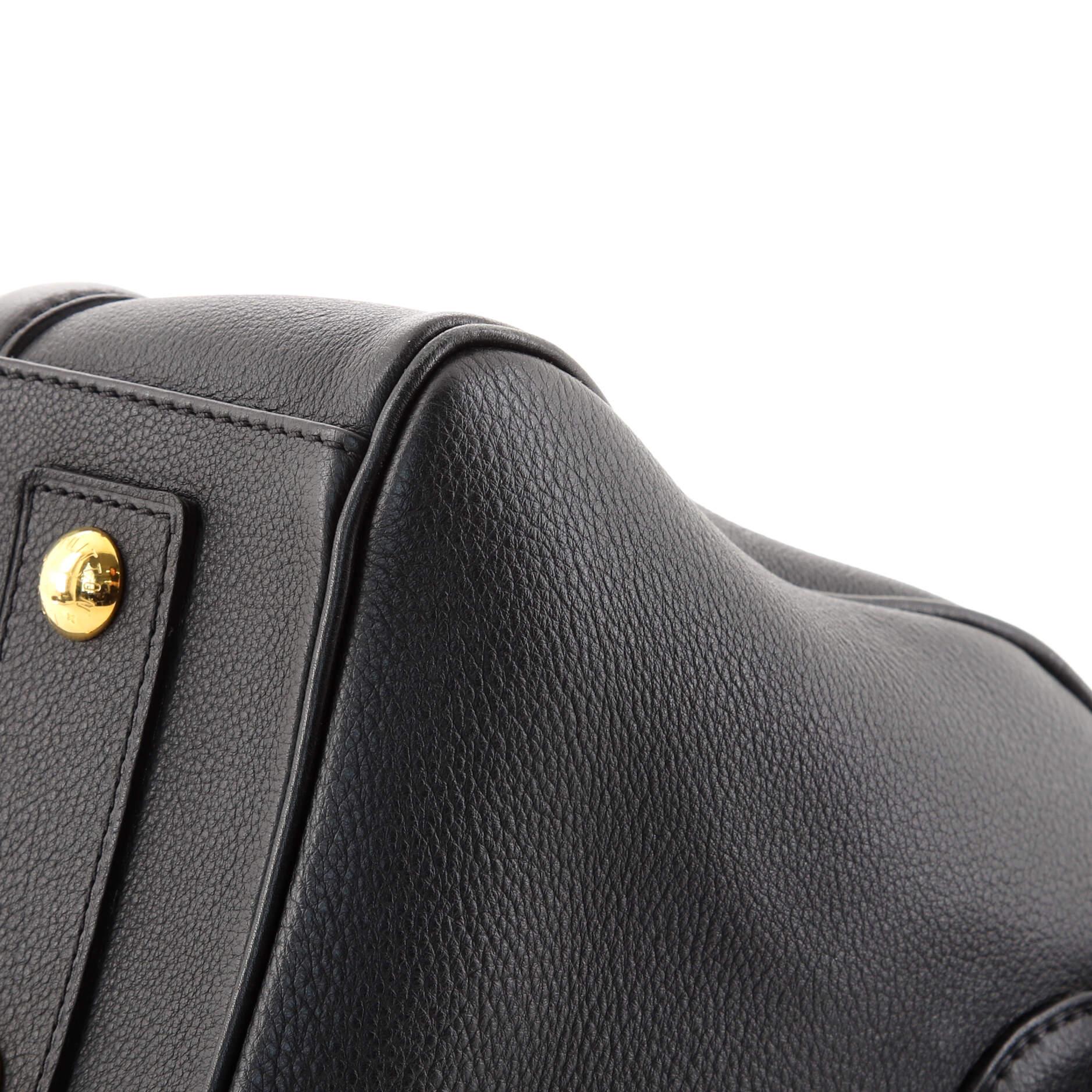 Black Louis Vuitton Sofia Coppola SC Bag Leather PM
