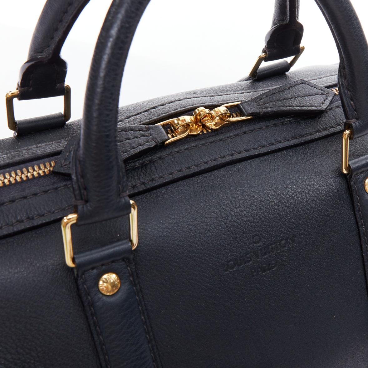 LOUIS VUITTON Sofia Coppola SC PM Cobalt navy calfskin gold hardware speedy bag 2