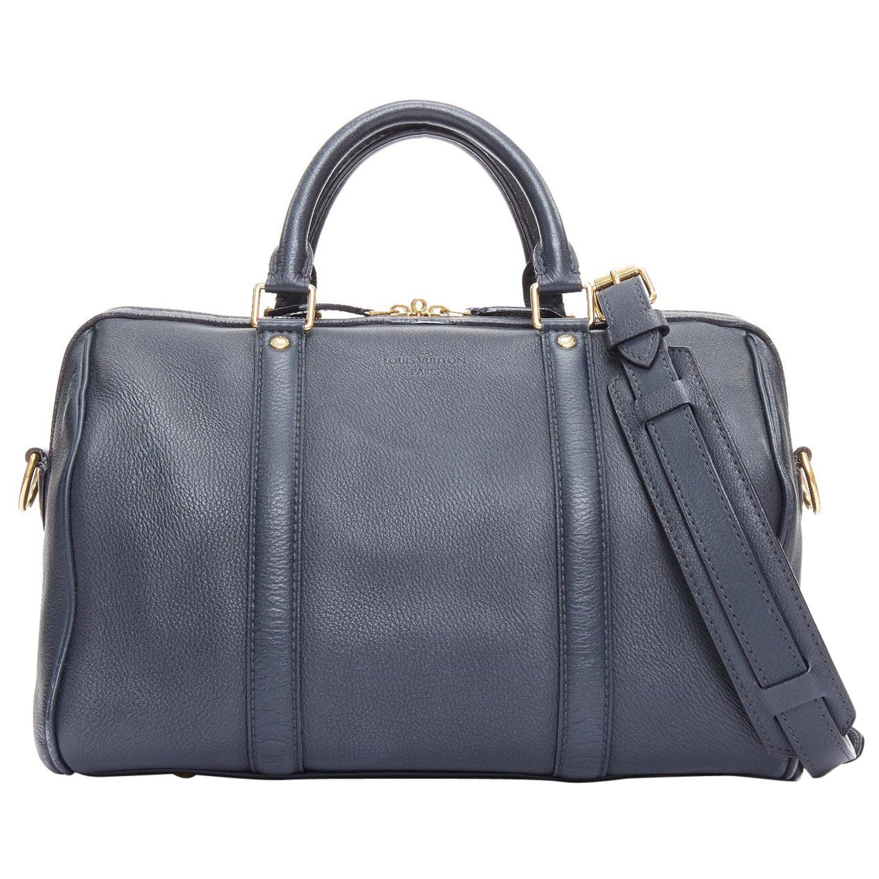 LOUIS VUITTON Sofia Coppola SC PM Cobalt navy calfskin gold hardware speedy bag