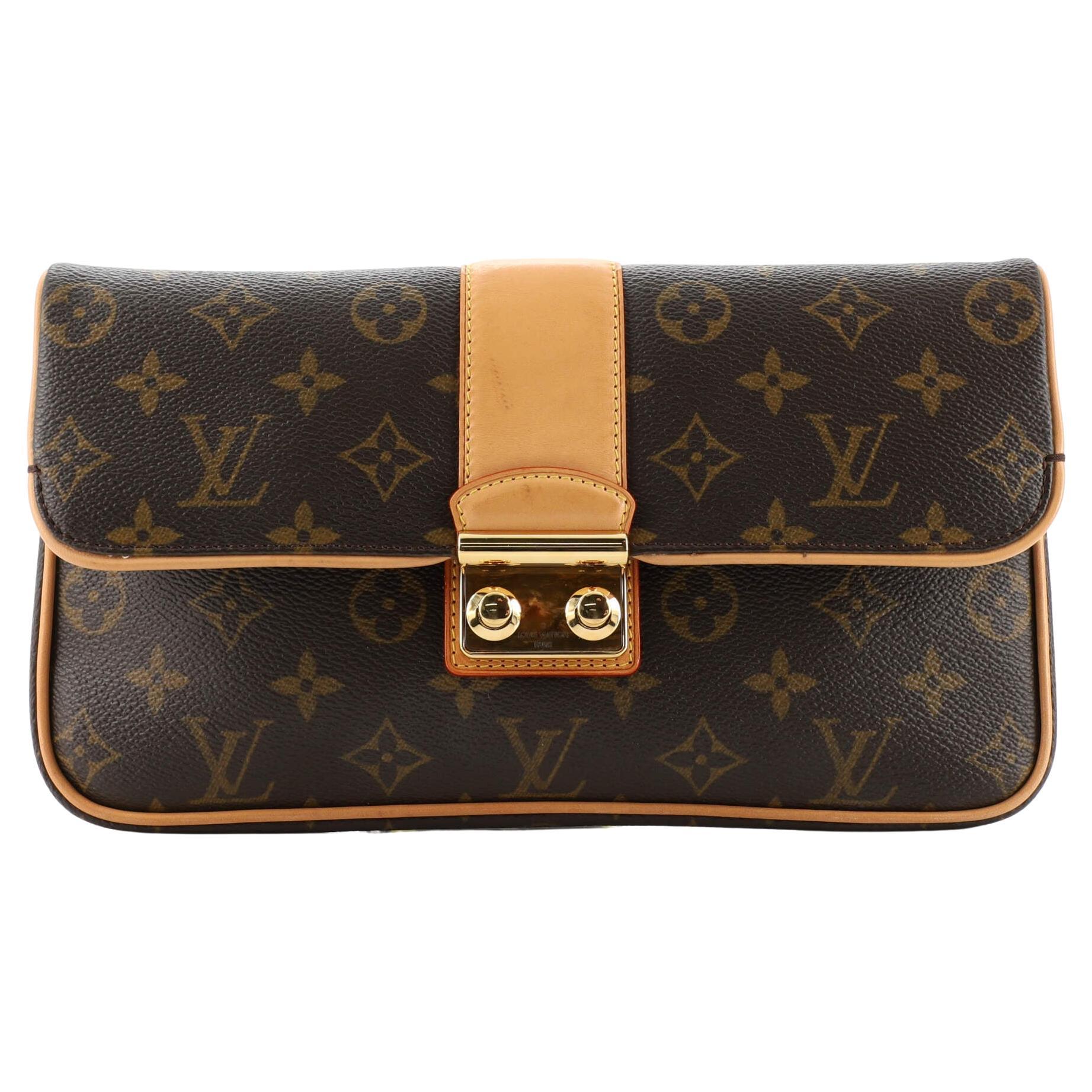 Sofia coppola leather clutch bag Louis Vuitton Brown in Leather