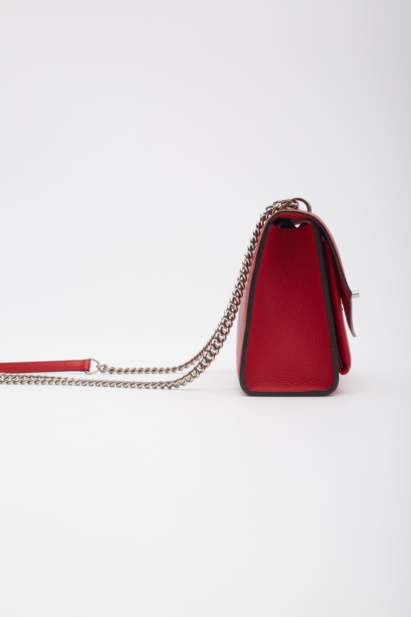 Louis Vuitton Soft Calfskin Mylockme Chain Bag Bb Rubis For Sale 1