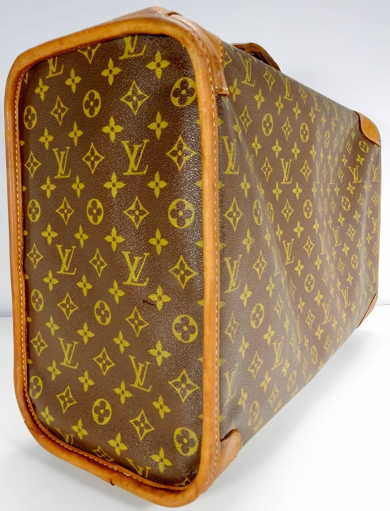 Sold at Auction: Louis Vuitton Monogrammed Soft Side Suitcase